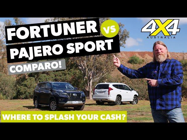 Toyota Fortuner Crusade versus Mitsubishi Pajero Sport Exceed | 4X4 Australia