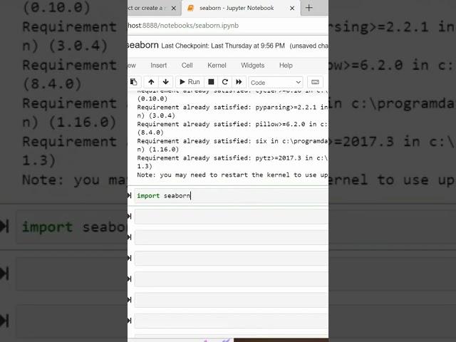 How to install seaborn in computer