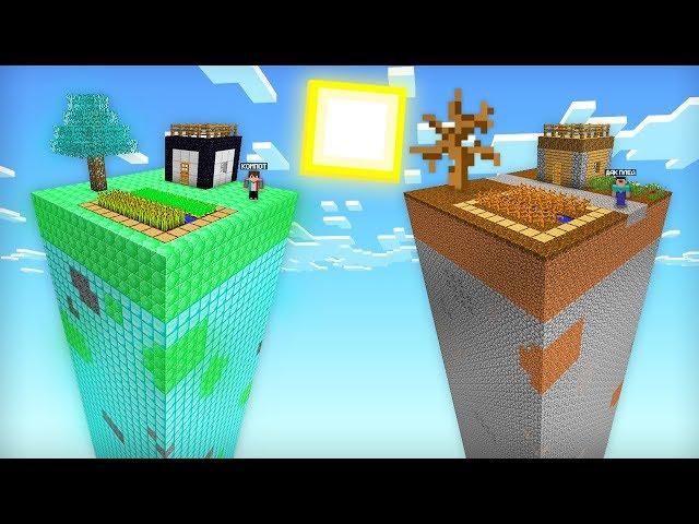 ЧАНК НУБА ПРОТИВ ЧАНКА ПРО В МАЙНКРАФТ | Компот и ДакПлей Minecraft