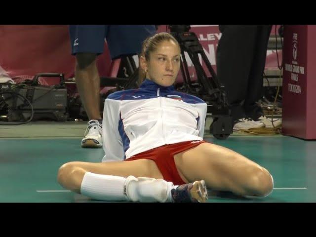 Volleyball stretching