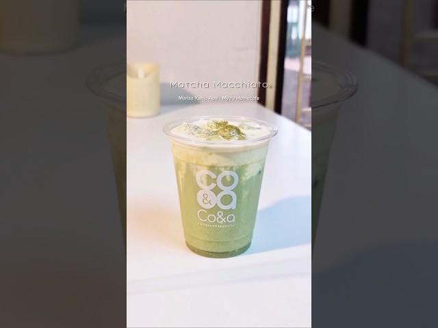 Matcha Macchiato #homecafe #homecafeindonesia #homecafevideo #matchalover #macchiato