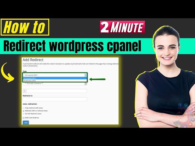 How to redirect wordpress in cpanel 2024