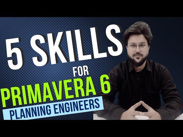5 Important Skills for Planning Engineer Jobs in GCC | Primavera P6 | #engineers