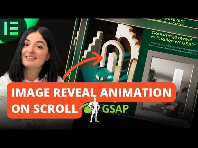 IMAGE REVEAL ANIMATION WITH GSAP - Elementor Wordpress Tutorial Flex Container