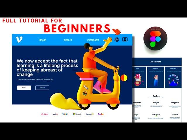 UI UX Design | Figma Full Tutorial - 2024
