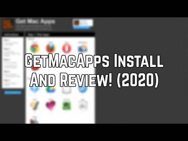 How To Use GetMacApps And Review (2020)