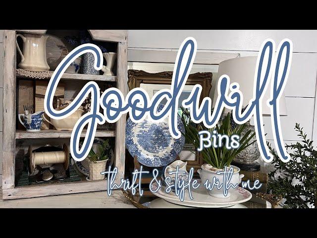 GOODWILL BINS - SHOP WITH US || THRIFT HAUL AND STYLE || VINTAGE SUMMER AND EVERYDAY DECOR