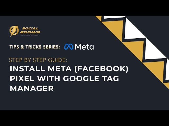 Simple Guide: Install Meta (Facebook) Pixel with Google Tag Manager (GTM) - Step by Step Guide