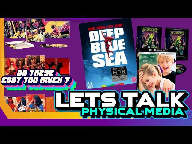 LETS TALK PHYSICAL MEDIA - DEEP BLUE SEA, MY GIRL, DIRTY HARRY AND MORE COMING TO 4K