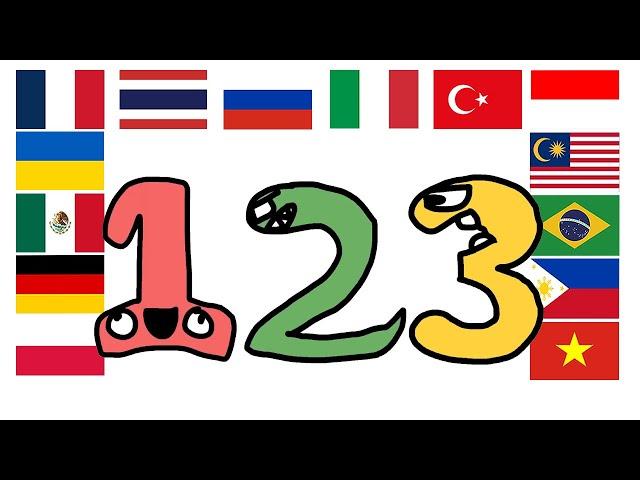 Number Lore in different languages meme