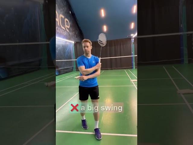 How to do a Late Backhand | BADMINTON