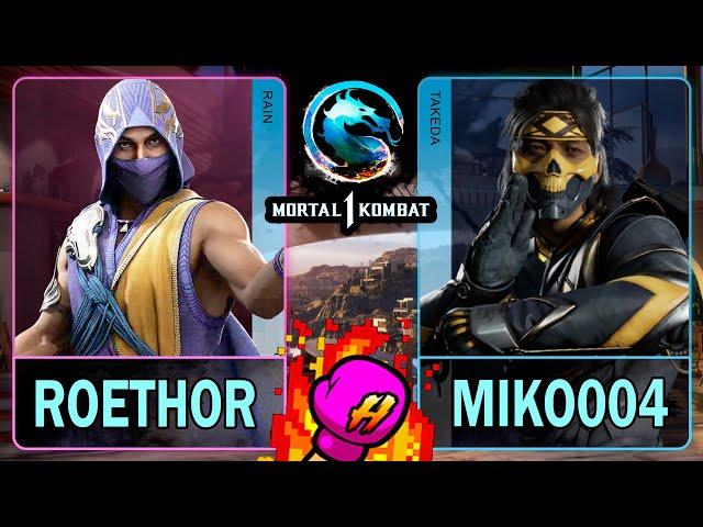 MK1 Roethor (RAIN) VS Miko004 (TAKEDA)Mortal Kombat 14K 60ᶠᵖˢ