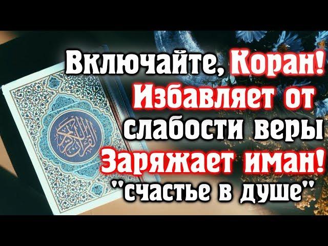  ВКЛЮЧАЙТЕ КОРАН -  ИЗБАВЛЯЕТ ОТ СЛАБОСТИ ВЕРЫ, ЗАРЯЖАЕТ ИМАН И СЧАСТЬЕ В ДУШЕ