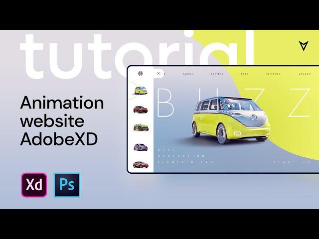 Adobe XD Animation Tutorial - Auto Animate for Website