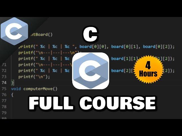 C Programming Full Course for free ️