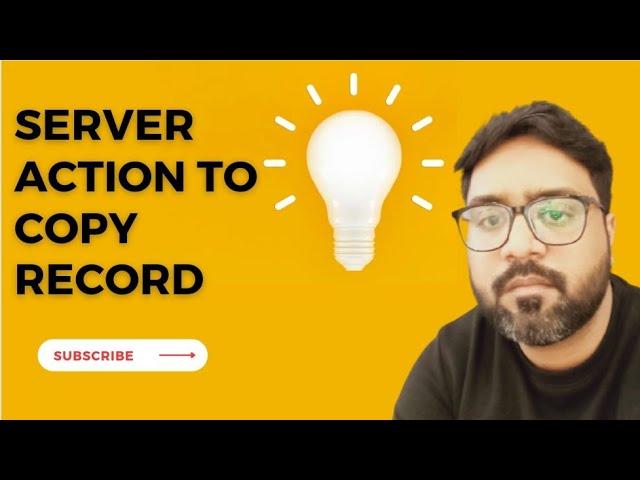 Use Server Action to copy record in Odoo