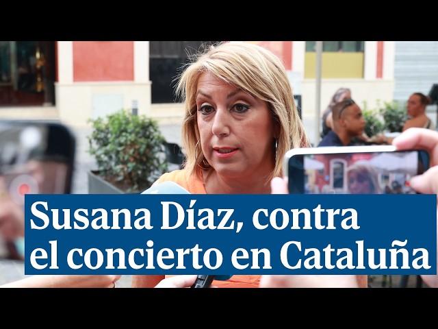 Susana Díaz cuestiona el pacto con Cataluña: "Va contra lo que defienden los socialistas"