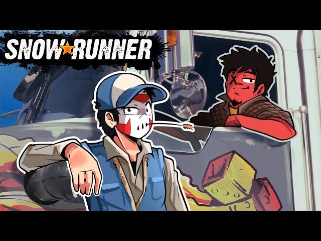 TRUCK DRIVING TO SAVE LIVES! | Snowrunner (Co-op W/ Cartoonz)