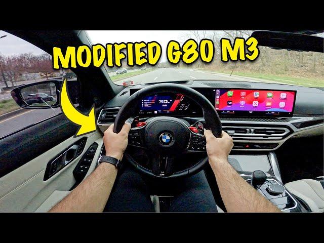 WHAT IT’S LIKE TO DRIVE A MODIFIED 500hp G80 M3!