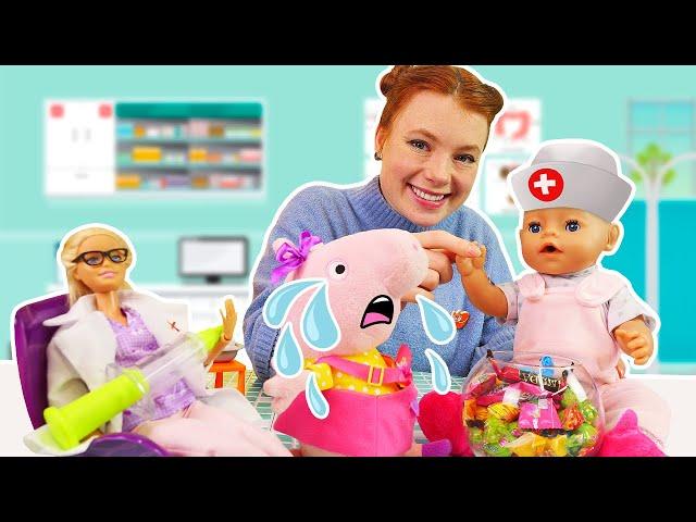 Baby Annabelle im Puppen Kindergarten. Spielspaß mit Irene und Baby Born. 3 Folgen am Stück