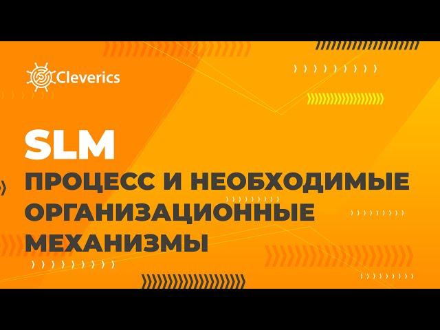 SLM: Процесс и необходимые организационные механизмы