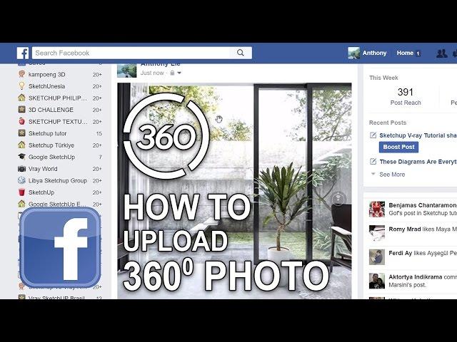 How to Upload 360 Photo on Facebook Tutorial VR Virtual Reality _ Properties Edit