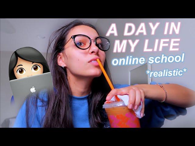 day in the life of an online student *realistic*