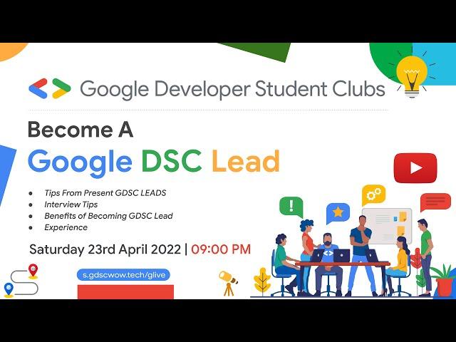 Become a Google Developer Student Club Lead