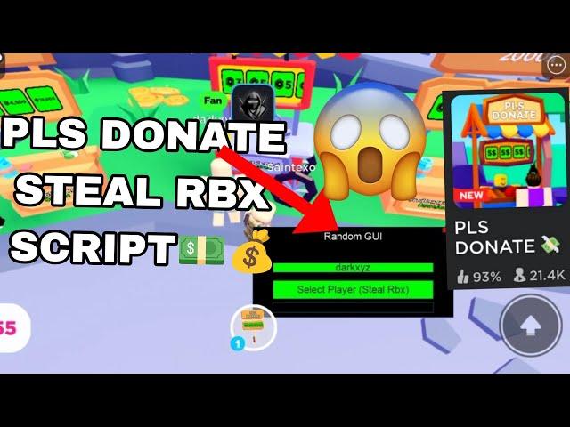 [OP] Pls Donate Roblox Script | (Steal Rbx) | **NEW** - Supports All Executor