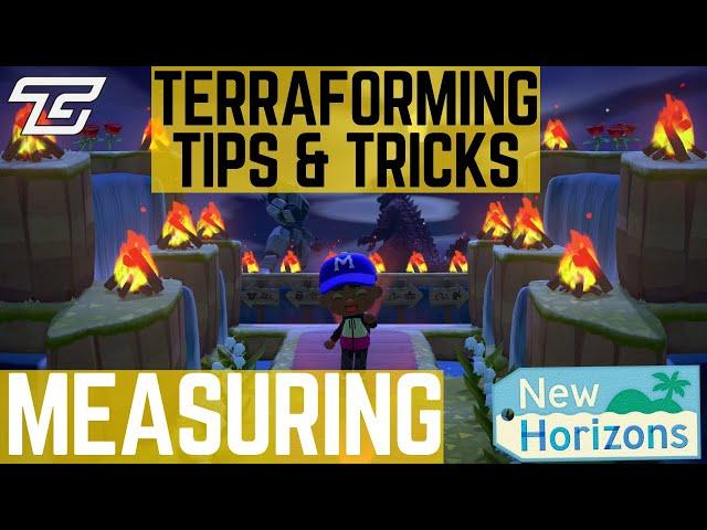 TERRAFORMING TIPS AND TRICKS (EP.01) MEASURING! Animal Crossing: New Horizons