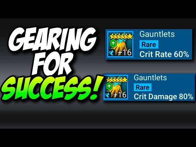 [Get 100% C. Rate!] How to Gear Champions to Get The Speed, Accuracy, Crit Rate and Damage You Need!