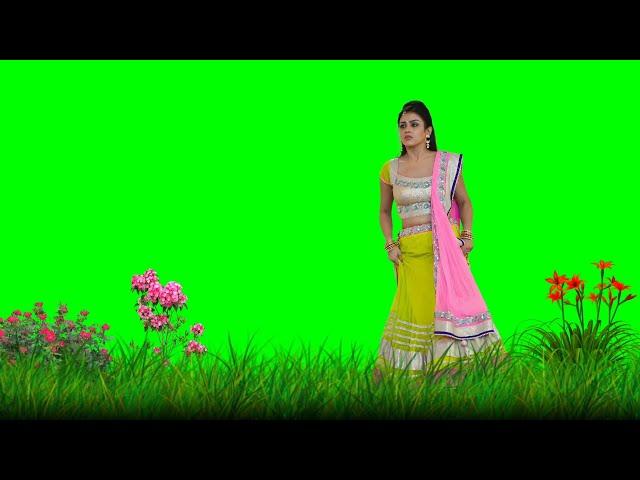 3D Cinematic Nature Green Screen Status Video Background || flower background green screen video