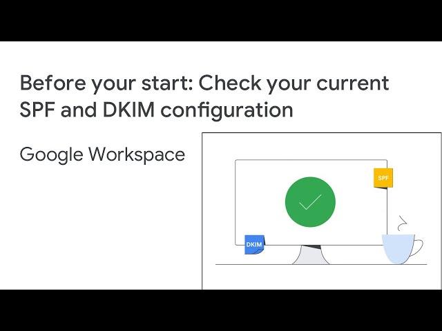 Check SPF and DKIM status for your domain