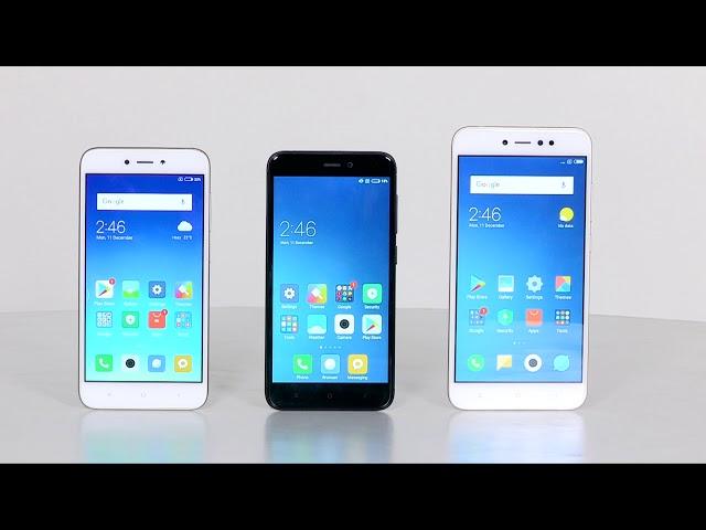 Xiaomi Redmi 5A vs Xiaomi Redmi 4 vs Xiaomi Redmi Y1 | Digit.in