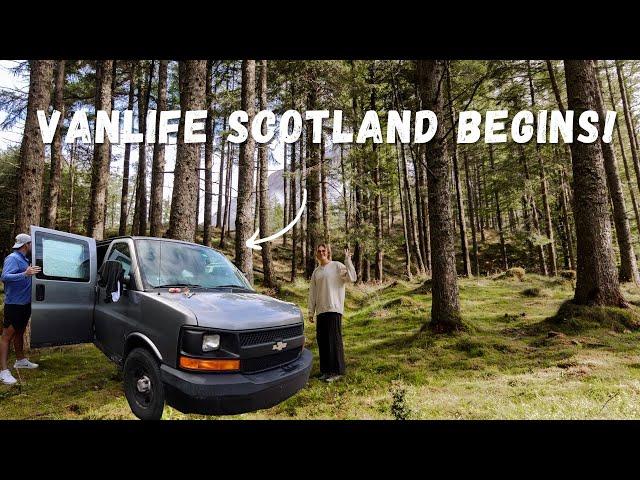 UK vanlife | It's finally not raining in Scotland + wild swimming in Glencoe