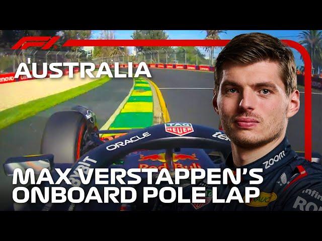 Max Verstappen's Pole Lap | 2024 Australian Grand Prix | Pirelli