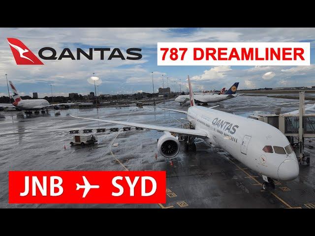 Qantas 787 Economy Flight Experience: Johannesburg to Sydney (QF64)