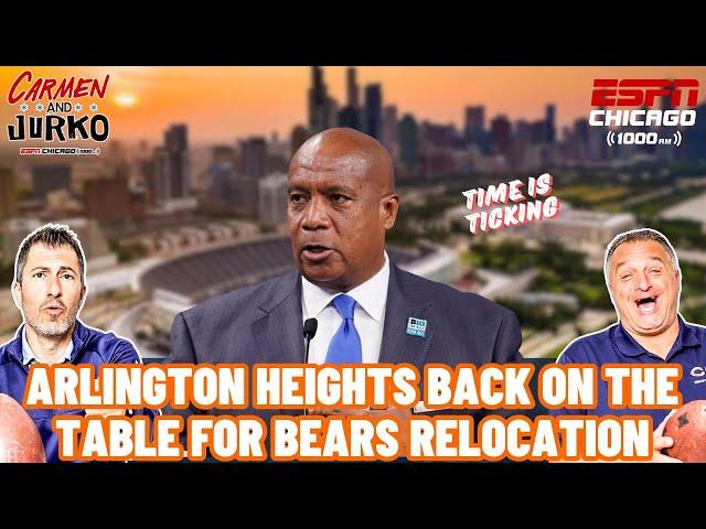 "The Chicago Bears are once again working with Arlington Heights"