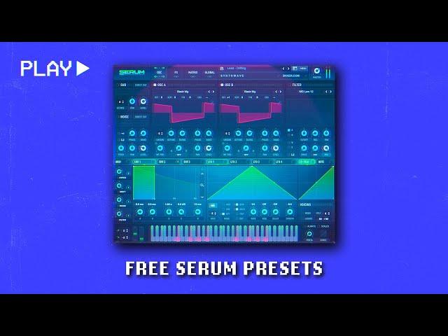 Synthwave Presets for Serum [Free Download]