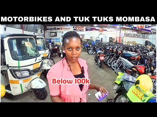 Extremely Cheap Motorbikes and Tuk Tuks prices in Mombasa Kenya .