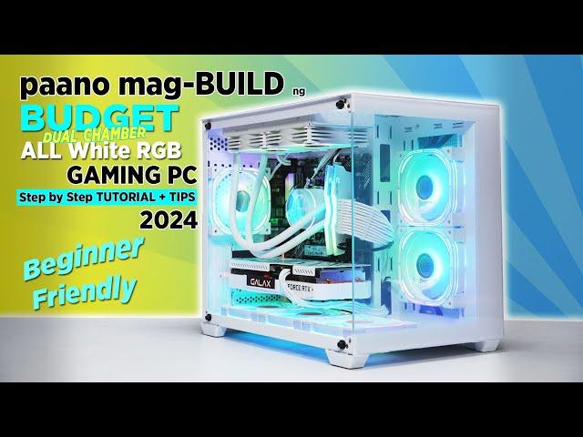 VLOG: paano mag build ng BUDGET ALL White RGB Gaming PC 2024