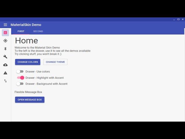 C# Tutorial - Material Design for .NET WinForms | FoxLearn