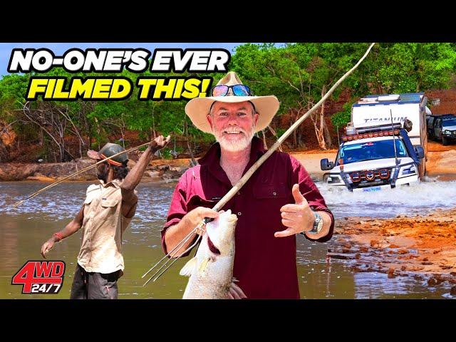 SPEARFISHING BARRA in DEADLY CROC COUNTRY - Off Grid in Cape York's INSANE west coast!