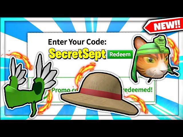 3 NEW *SECRET* Roblox Promo Codes on ROBLOX SEPTEMBER 2021! All New Working Roblox Promo Codes!