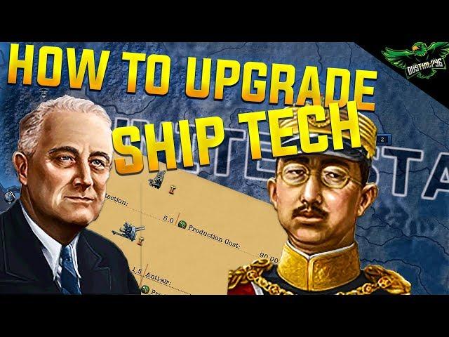 HOI4 MTG How to Get Upgrades for the Ship Designer | Hearts of Iron 4 Man the Guns Expansion Guide