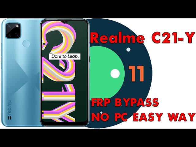 Realme C21-Y RMX3263 FRP Google Account Bypass in A sec Easy way No PC