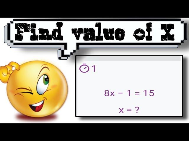 Find value of x || maths game || mind game || C D GAMING #gaming #puzzle #maths