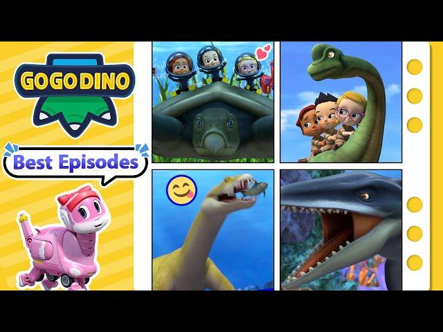 Best Sea Animals & More Dinos | Archelon, Nothosaurus, Brachiosaurus | GOGODINO Best Episodes | Toys