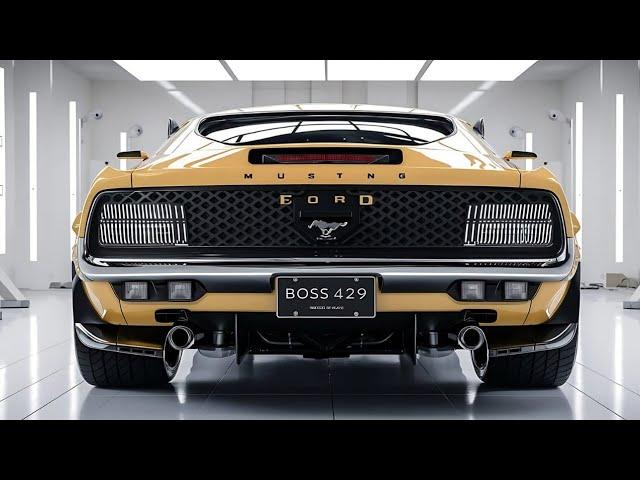 2025 Ford Mustang Boss 429: The Iconic Muscle Car Returns!"