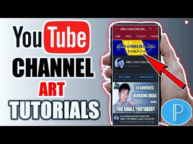 HOW TO MAKE AND CHANGE YOUTUBE BANNER USING YOUR PHONE || #ALLENPH